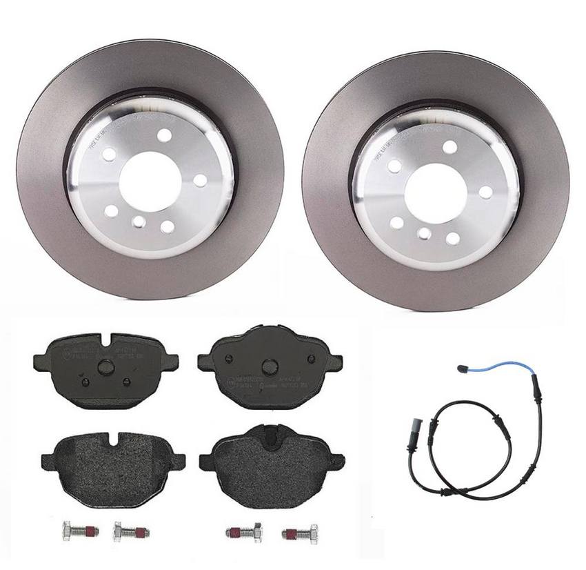 BMW Brembo Brake Kit - Pads and Rotors Rear (330mm) (Low-Met) 34356791962 - Brembo 1536156KIT